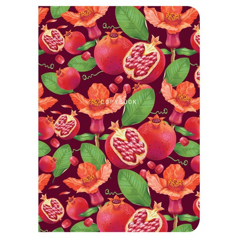 Тетрадь В5 Brauberg SoftTouch Гранат 60 листов, 403824 цена за 4 шт , 